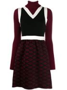 Tommy Hilfiger Tommy X Zendaya Block Colour Pattern Knitted Dress -