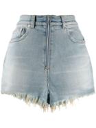 Givenchy Denim Mini Shorts - Blue