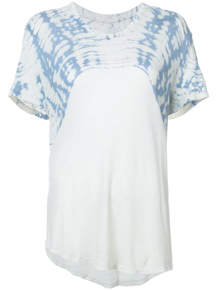 Raquel Allegra Tie-dye Print T-shirt - Blue