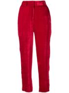 Sies Marjan Velour Corduroy Trousers - Red