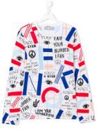 Kenzo Kids Slogan Symbol Print T-shirt - Multicolour