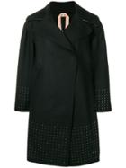 No21 Oversized Double-breasted Coat - Black