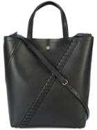 Proenza Schouler Mini Grain Hex Tote - Black