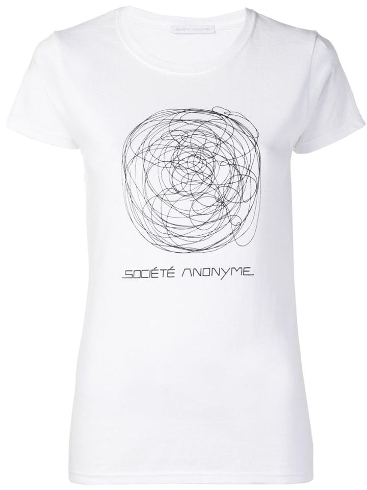 Société Anonyme Scribble T-shirt - White