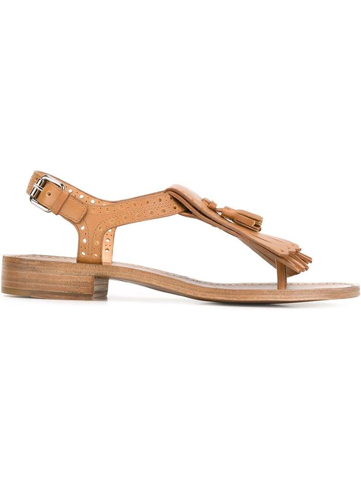 Church S Ochiette Sandals, Women's, Size: 37, Brown, Leather