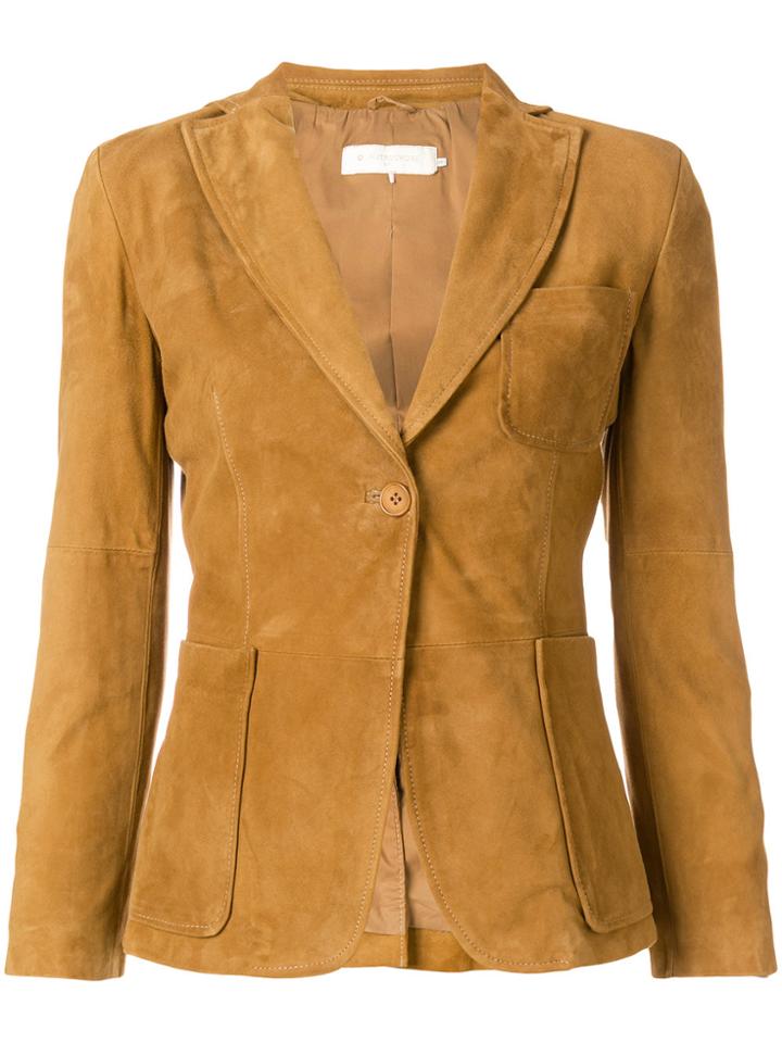 L'autre Chose Fitted Blazer - Brown