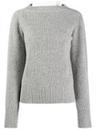 Sacai Two Panel Sweater - Grey