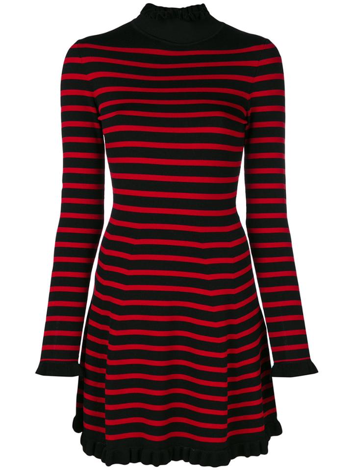 Red Valentino Hooped Skater Dress