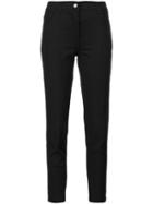 Jeremy Scott Slim-fit Cropped Trousers, Women's, Size: 44, Black, Cotton/other Fibers