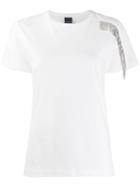 Pinko Rhinestone Fringe T-shirt - White