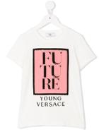 Young Versace Future Print T-shirt - White
