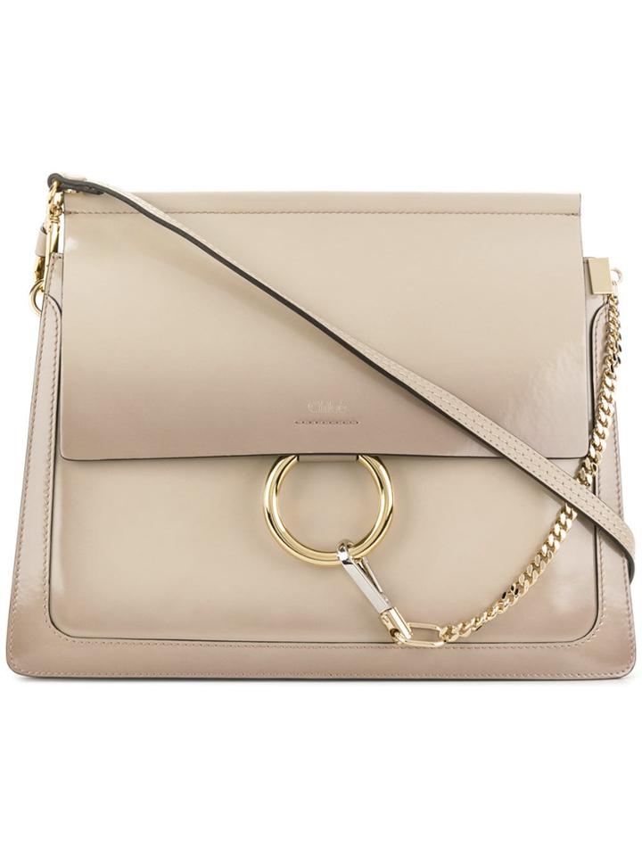 Chloé Faye Shoulder Bag - Neutrals