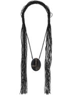 Max Mara Acume Beaded Necklace - Black