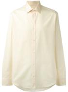 Balenciaga Plain Shirt, Men's, Size: 40, Yellow/orange, Cotton