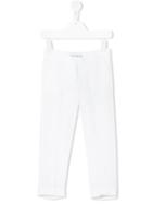 Simonetta - Casual Trousers - Kids - Acetate/viscose - 8 Yrs, White