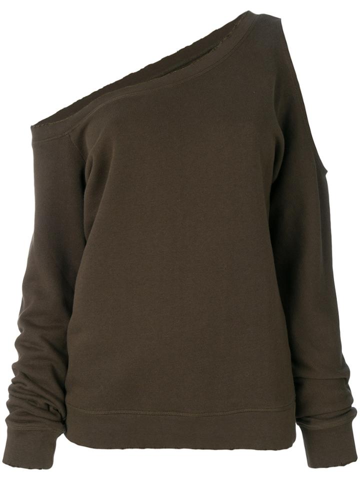 Rta Asymmetric Sweatshirt - Green