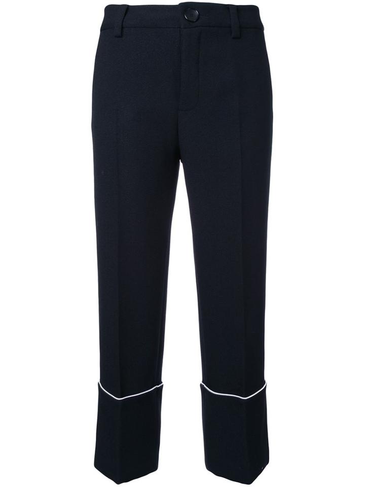 Irene Cuffed Cropped Trousers