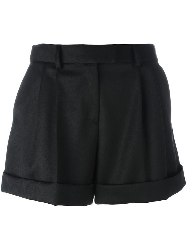 Boutique Moschino Tailored Shorts, Women's, Size: 40, Black, Virgin Wool