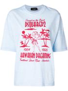 Dsquared2 Hawaiian Dreaming T-shirt - Blue
