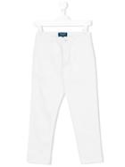 Aston Martin Kids - Smart Trousers - Kids - Cotton/spandex/elastane - 8 Yrs, Boy's, White