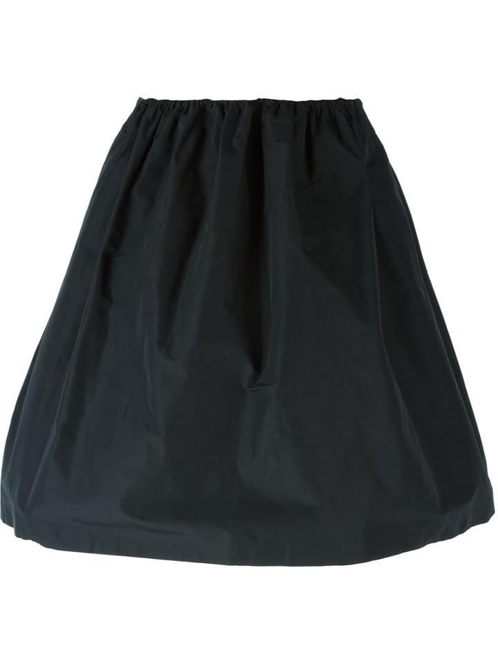 Jil Sander Navy High Rise Voluminous Skirt