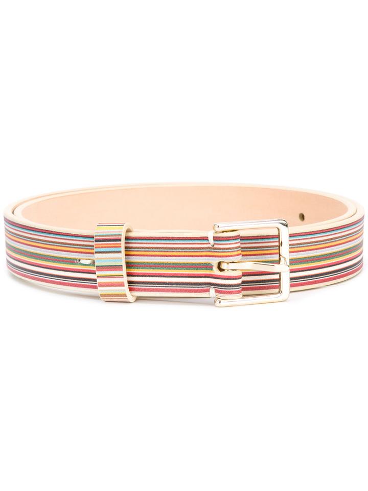 Paul Smith Swirl Belt, Women's, Size: 85, Calf Leather