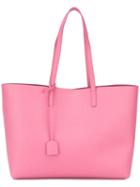 Saint Laurent Large Classic Shopper Tote, Women's, Pink/purple