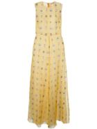 No21 Floral Print Long Dress, Women's, Size: 40, Silk/acetate