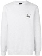 Stussy Basic Logo Sweatshirt - Grey