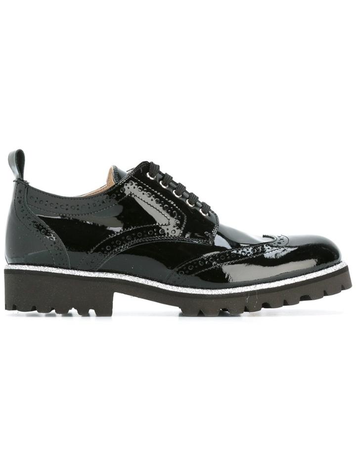 Ermanno Scervino Junior Lace-up Brogues - Black