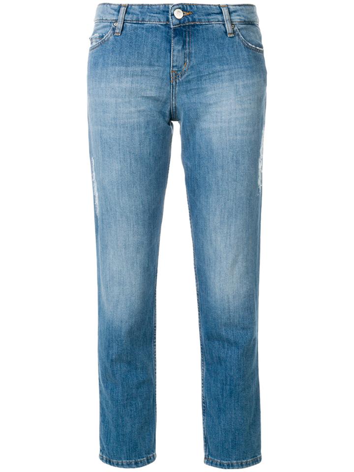 Iro Cropped Fitted Jeans - Blue