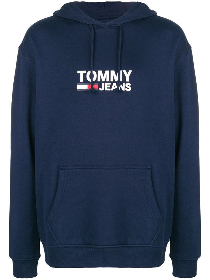 Tommy Jeans Logo Hoodie - Blue