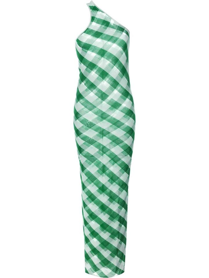 Stella Mccartney Transparent Checks Dress