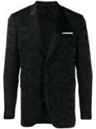 Neil Barrett Printed Tuxedo Blazer - Black