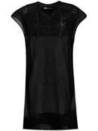 Y-3 V-neck Tunic, Women's, Size: Small, Black, Polyester