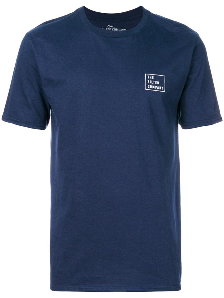 The Silted Company Logo Print T-shirt - Blue