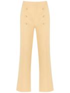 Talie Nk - Cropped Trousers - Women - Polyester/spandex/elastane/viscose - 44, Women's, Yellow/orange, Polyester/spandex/elastane/viscose