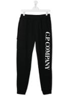 Cp Company Kids Teen Jersey Sweatpants - Blue