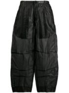 Dolce & Gabbana Pre-owned 2010's Silk Sheer Balloon Trousers - Black