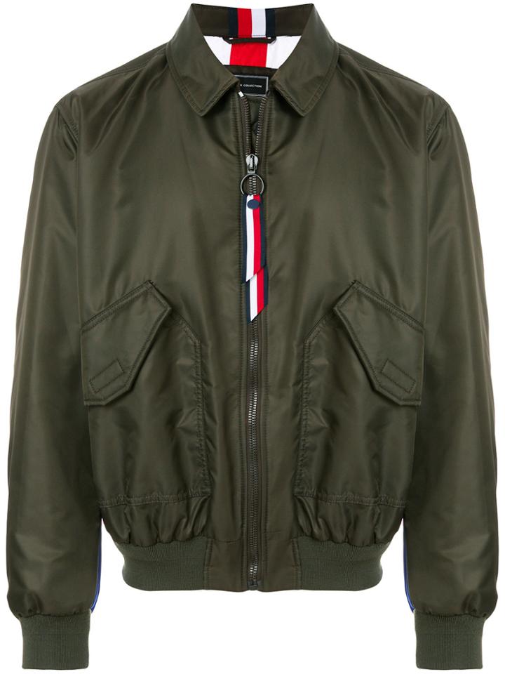 Tommy Hilfiger Lined Flight Jacket Long - Green