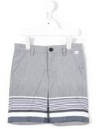Il Gufo Striped Shorts, Toddler Boy's, Size: 4 Yrs, Grey