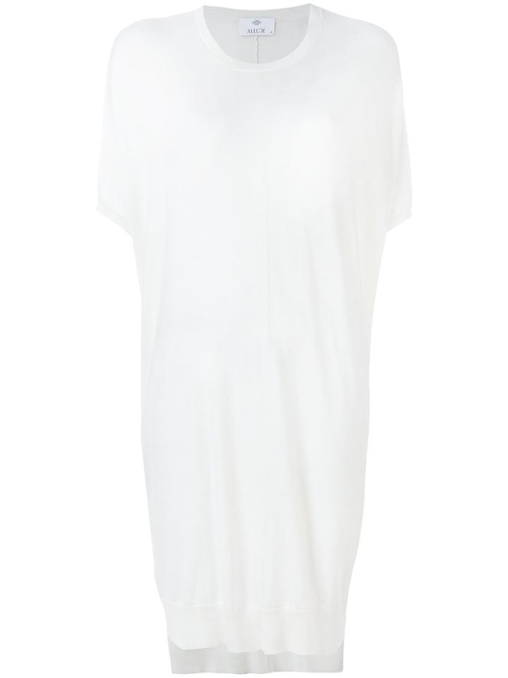 Allude Sweater Dress - White