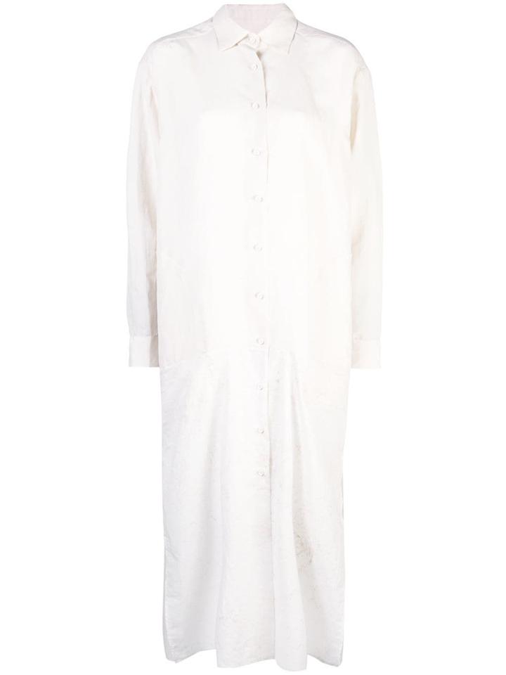 Uma Wang Long Shirt Dress - White