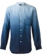 Blue Blue Japan Degradé Mandarin Collar Shirt