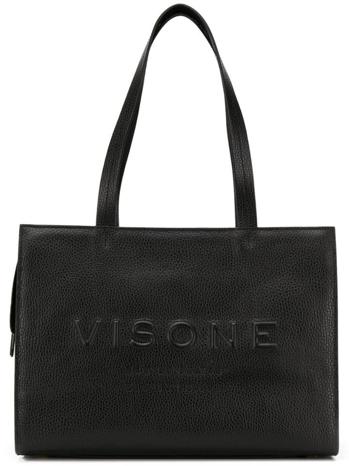 Visone Amanda Small Tote - Black
