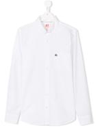American Outfitters Kids Embroidered Logo Shirt - White