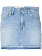 Carhartt - Paige Denim Skirt - Women - Cotton/polyester - 26, Blue, Cotton/polyester