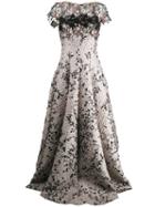 Talbot Runhof Toivo Evening Dress - Grey