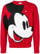 Gcds Mickey Knit Sweater - Red