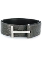 Tom Ford T-bar Belt - Grey